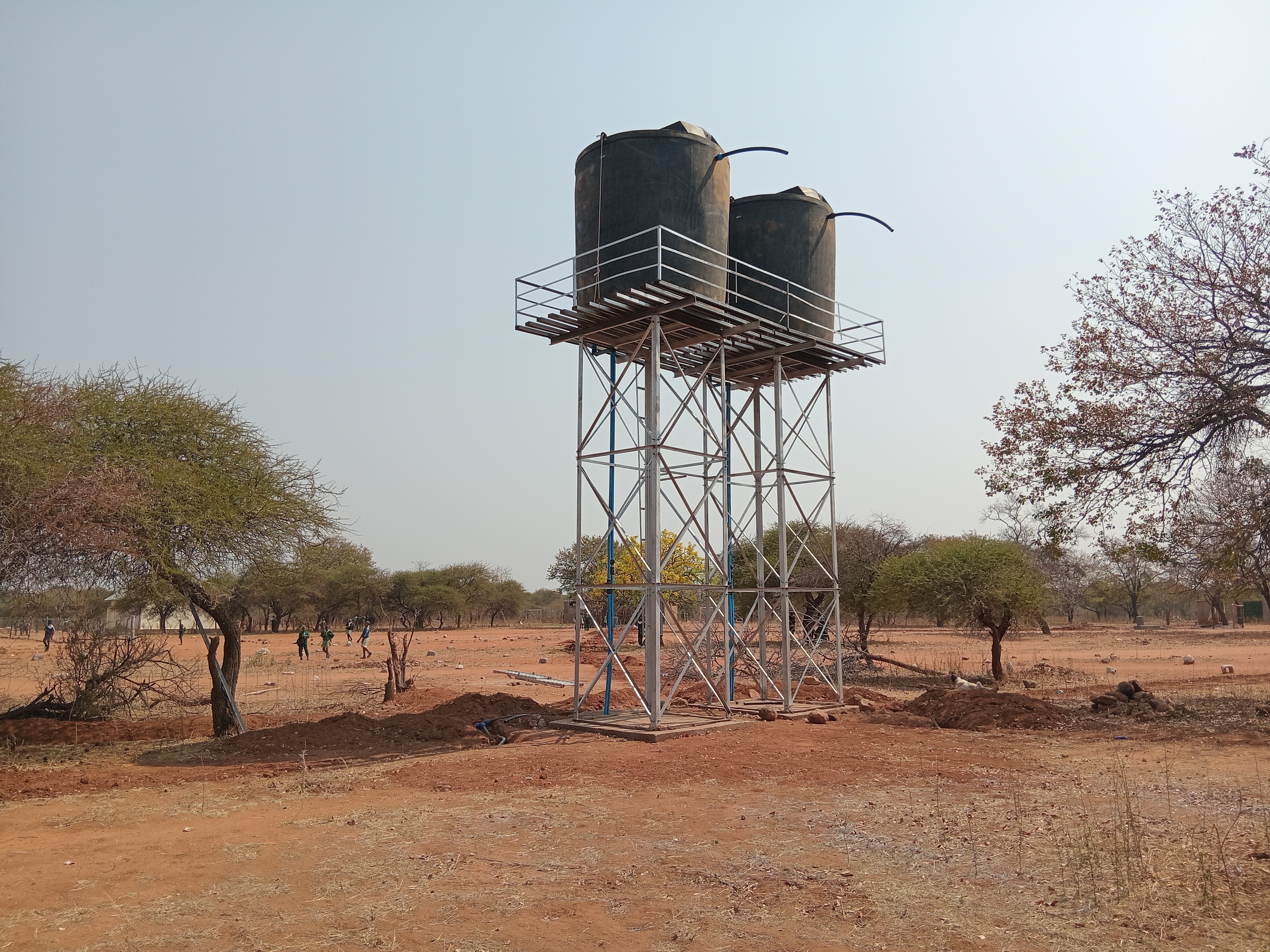 Tank stands and water tanks